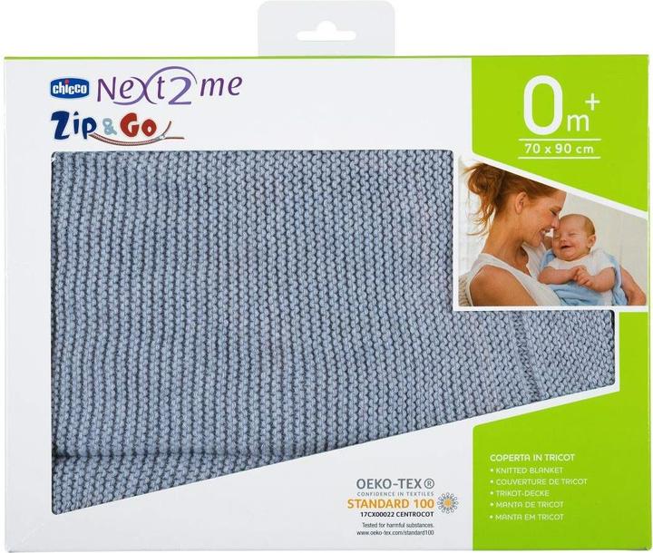 Image du produit Chicco Couverture tricotée (90 x 70 cm)