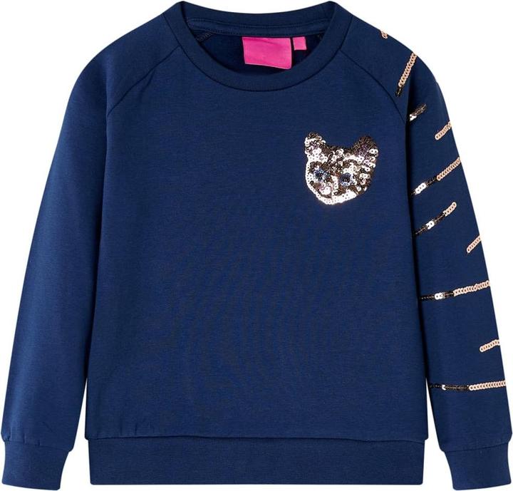 Immagine prodotto vidaXL Felpa da bambino blu navy 128,Materiale: 95 % cotone. 5 (128)