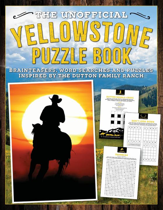 Image du produit The Unofficial Yellowstone Puzzle Book (Le livre de puzzle officiel de Yellowstone) (224 pièces)