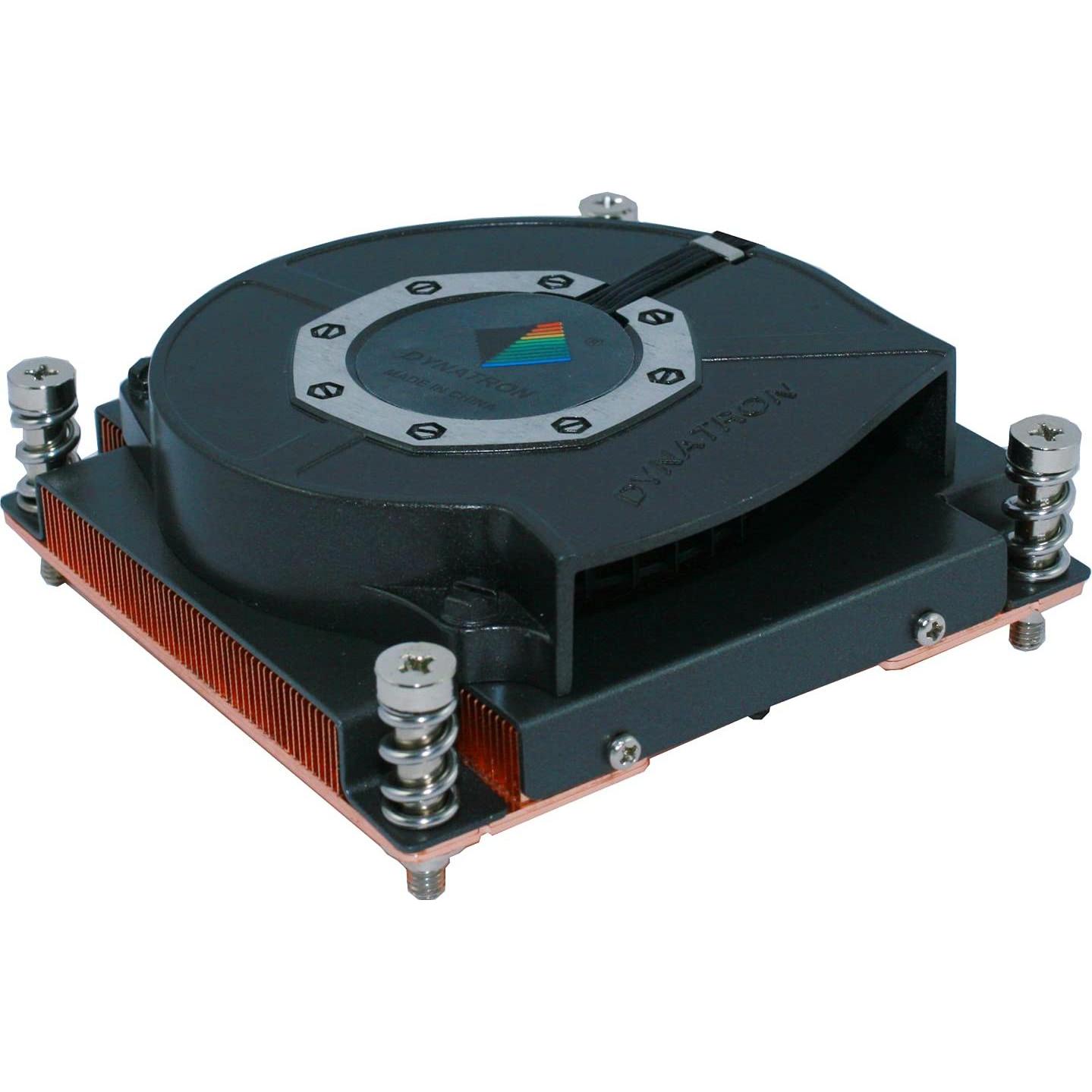 Intertech Sokel 2011, 1U 55.8dBA, 4-pin (28 mm), CPU Kühler, Schwarz