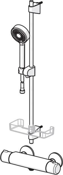 Actual product image Oras Thermostat Shower Mixer Nova 7413u