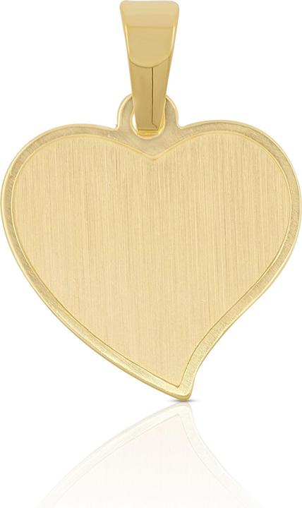 Image du produit Muau Plaque gravée Coeur (Or jaune 750/18K)