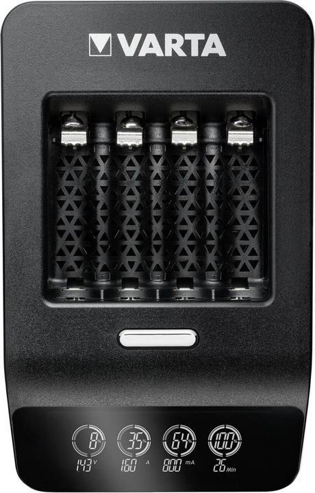 Produktbild Varta LCD Ultra Fast Charger+ (1 Stk., AA, 2100 mAh, Ladegerät inkl. Akku)