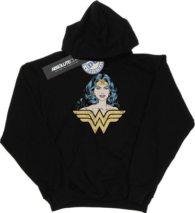 Actual product image Girls Wonder Woman Gaze Hoodie (128)