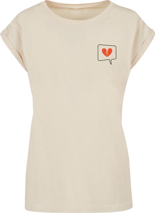 Produktbild Merchcode Ladies Heartbreak Extended Shoulder Tee - 111575 (L)