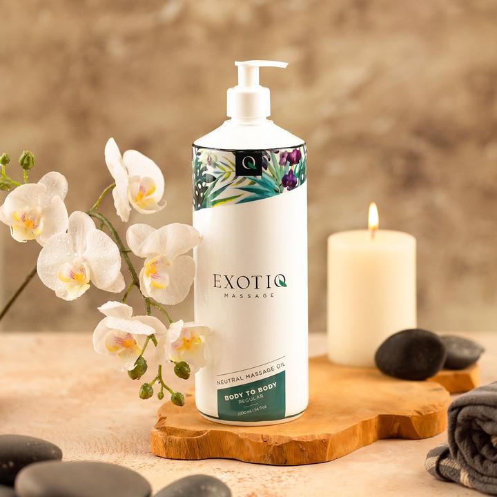Image du produit Exotiq Body To Body Öl – 1L (1000 ml)