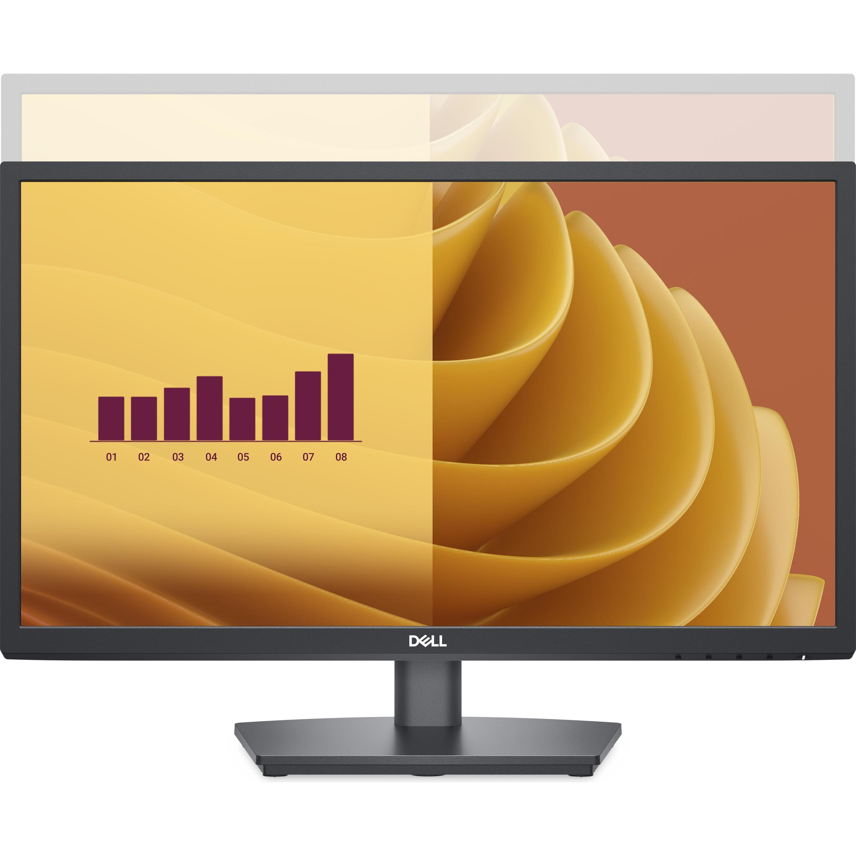 Dell E2225HS (1920 x 1080 Pixel, 21.45"), Monitor, Schwarz