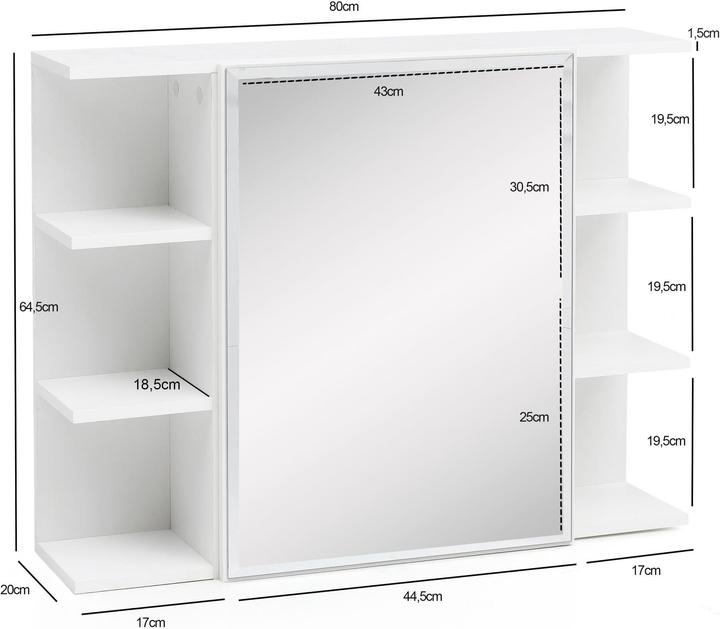 Immagine prodotto Wohnling Philomena (80 x 20 x 64.50 cm)