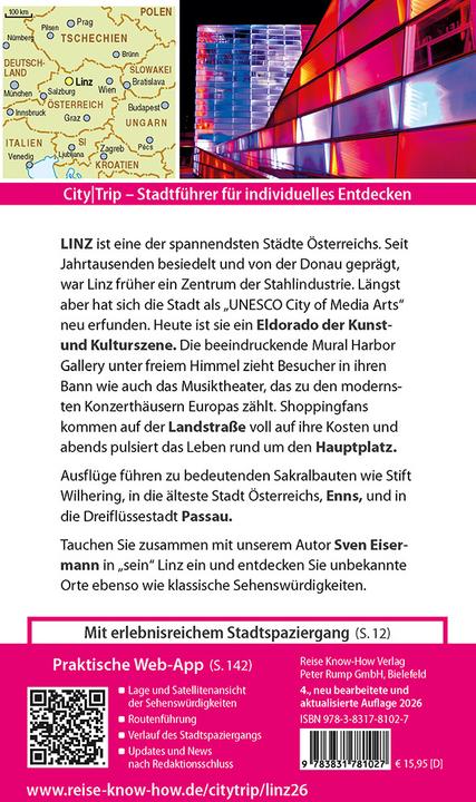 Produktbild CityTrip Linz (Deutsch, Sven Eisermann, 2025)