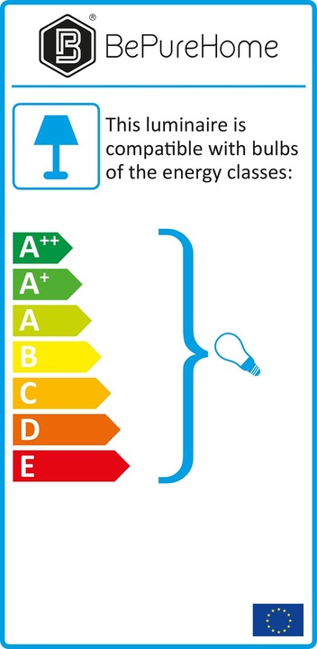 Label énergétique BePureHome Simple (E27)
