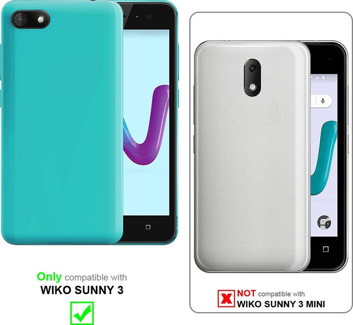 Actual product image Cadorabo Display protection glass (1 Piece, Wiko Sunny)
