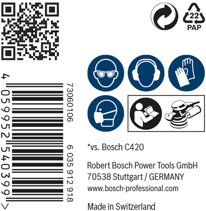 Produktbild Bosch Professional Zubehör EXPERT M480 Schleifnetz für Exzenterschleifer, 150 mm, G 150, 50 Stück (150)