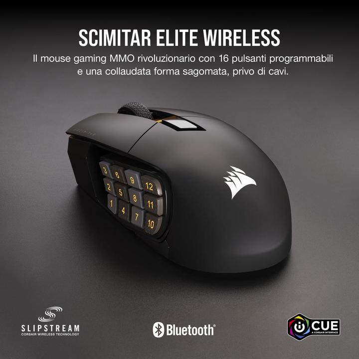 Immagine prodotto Corsair Scimitar Elite (Senza fili)