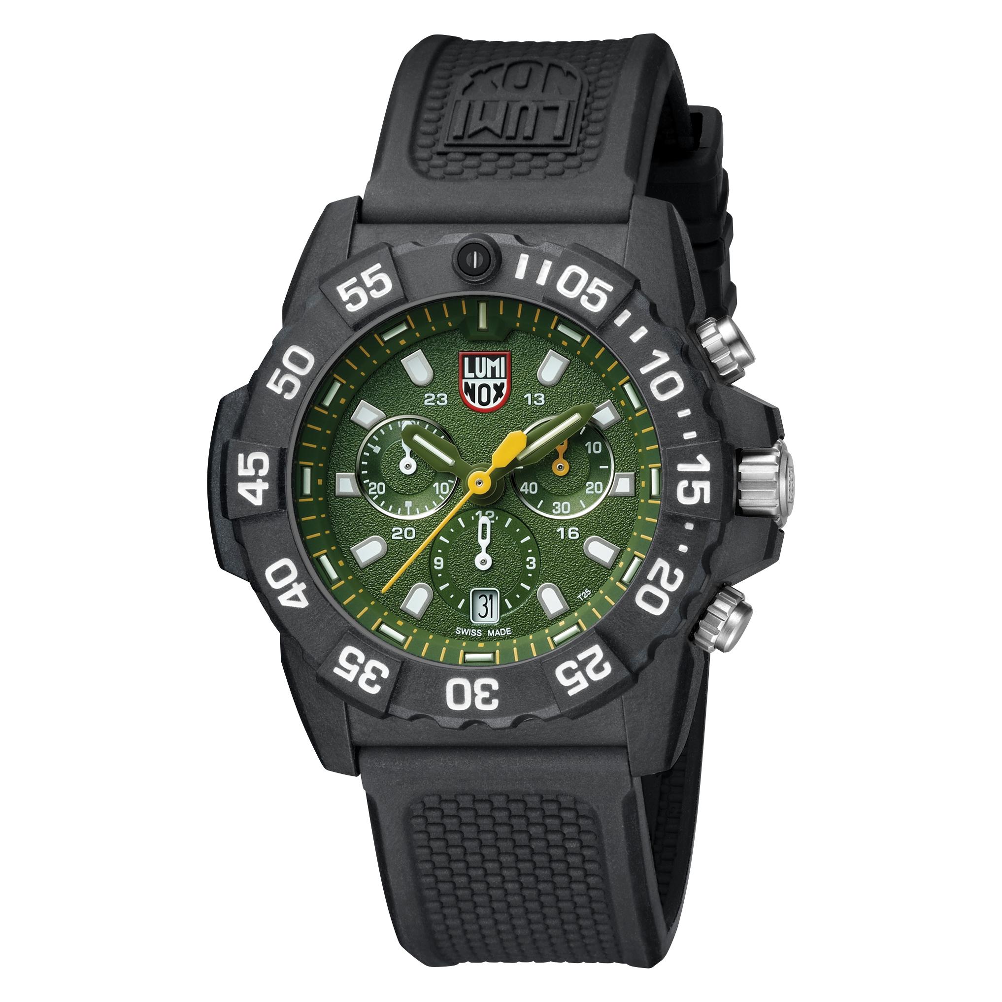Luminox, Horloge, Navy Seal 3580, Zwart, (Analoog Horloge, Chronograaf, Zwitserse Makelij, 45 mm)