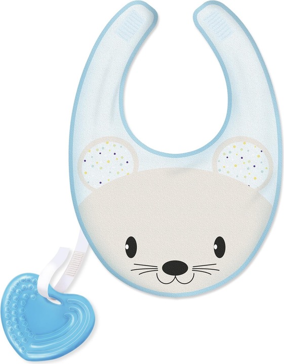 Actual product image Chicco Bib with removable bite ring (4 months)