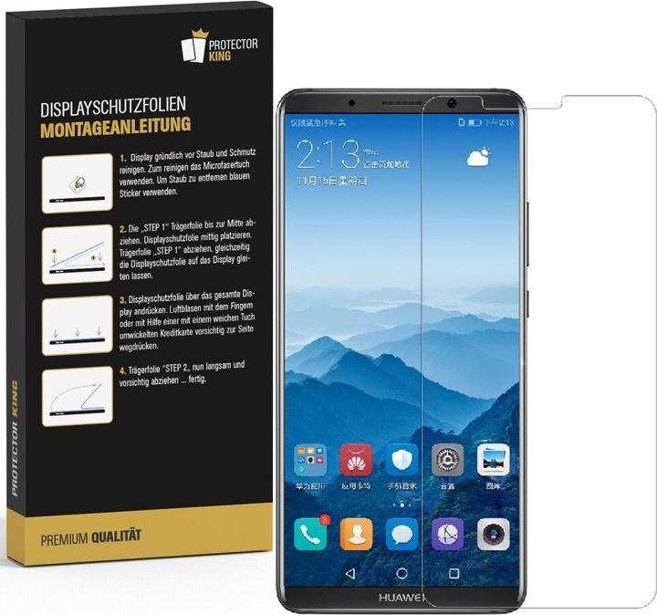 Produktbild Protectorking 3x Panzerfolie Anti-Shock matt entspiegelt (3 Stück, Huawei Mate 10 Pro)