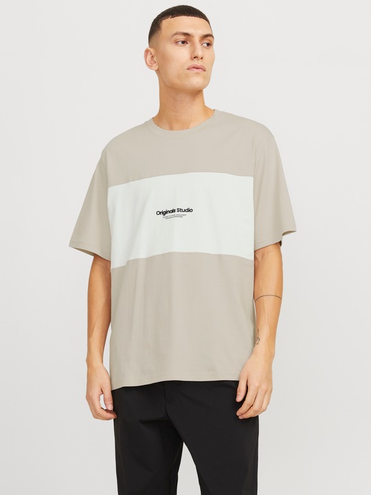 Actual product image Jack & Jones Jorvesterbro Block Tee Ss Crew Styd Aw24 (M)