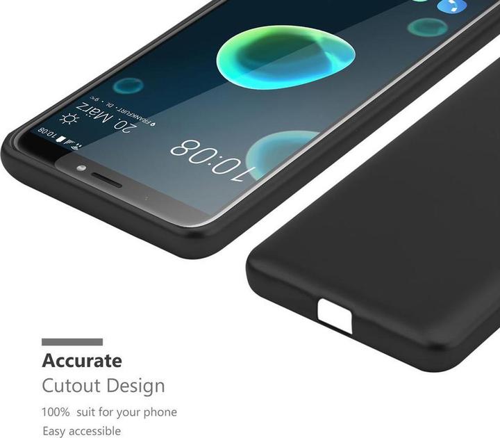 Actual product image Cadorabo TPU Matt Metallic Cover (HTC Desire 12+)