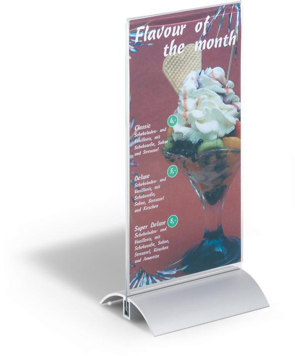 Produktbild Durable Tischaufsteller, Acryl mit Aluminiumfuss (DL)