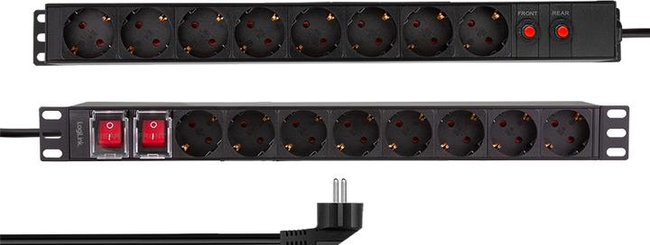 Actual product image LogiLink PDU1601 (16 x, CEE 7/3, 2 m)