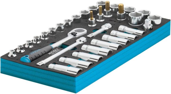 Image du produit HAZET Jeu de clés à douilles 163-483/33 ∙ Carré creux 10 mm (3/8 pouce) ∙ Profil Traction à 6 pans … (10 mm, 11 mm, 12 mm, 13 mm, 14 mm, 15 mm, 16 mm, 17 mm, 18 mm, 19 mm, 20 mm, 21 mm, 22 mm)
