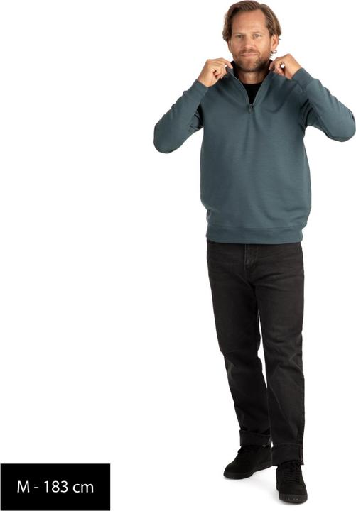 Actual product image Stoic MerinoFleece335 MMXX. Lulea Half Zip (S)