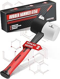 Actual product image Diggers Tools DIGGERS DIG999 Gummihammer schwarz/weiss