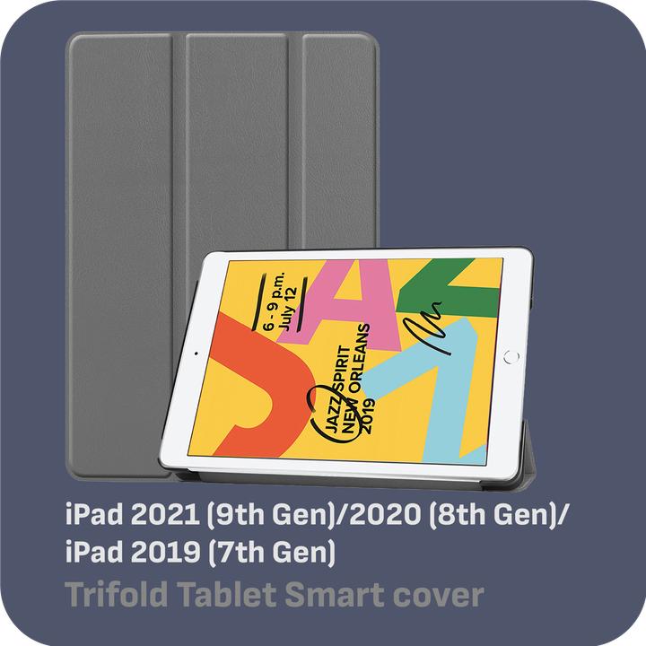 Produktbild Cazy Premium Smart Hülle Kompatibel mit iPad 2021 (9th Gen)/2020 (8th Gen)/iPad 2019 (7th Gen) - Schutz (iPad 2021 (9. Gen), iPad 2019 (7. Gen), iPad 2020 (8. Gen))