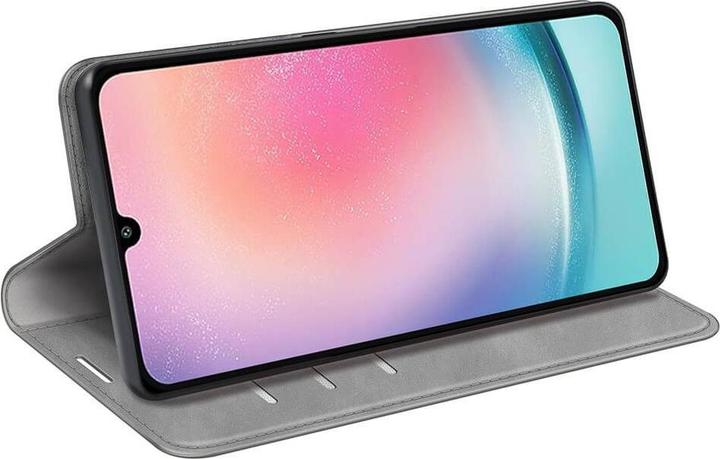 Produktbild Cover-Discount Galaxy A25 5G - Stand Flip Case Hülle grau (Samsung Galaxy A25 5G)