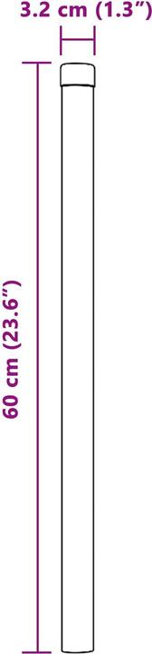 Produktbild vidaXL Zaunpfosten