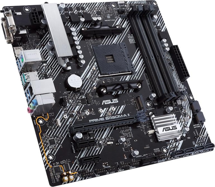 Actual product image ASUS PRIME B450M-A II (AM4, AMD B450, mATX)