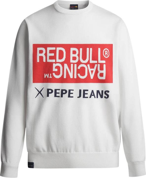Produktbild Pepe Jeans RBR Intarsia Logo Strick Pullover mit Rundhalsausschnitt (XXL)