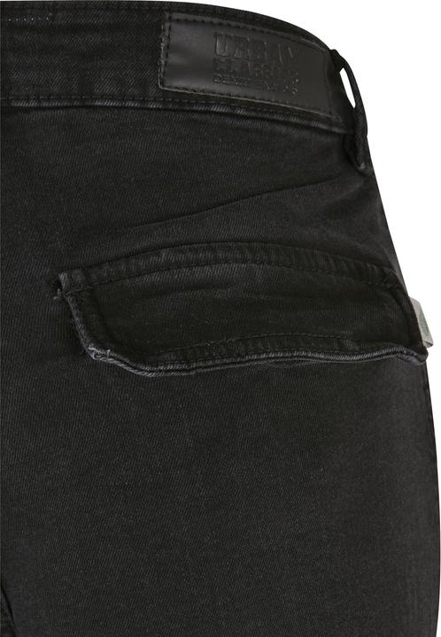 Actual product image Urban Classics Ladies Organic Stretch Denim Cargo Pants - 16966 (28)