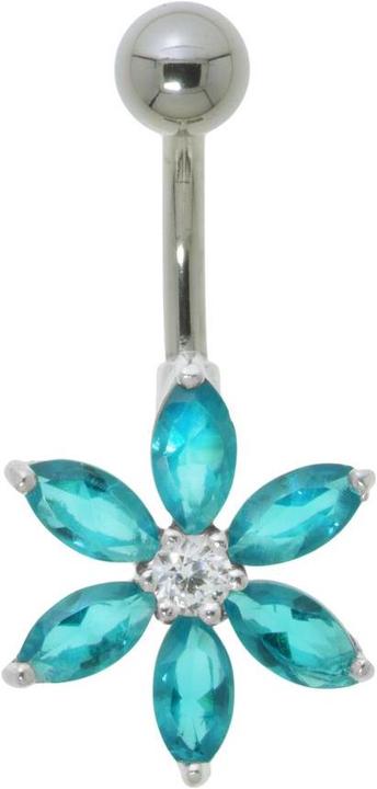 Immagine prodotto Bijouteria Piercing ventre (Acciaio inossidabile, Zirconia, Argento 925)