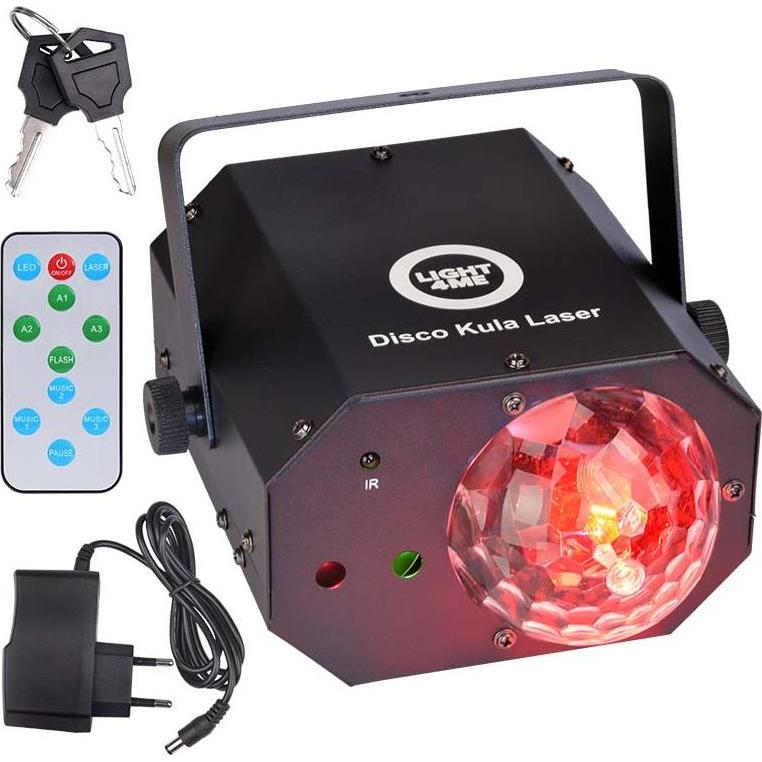 Light4Me DISCO SPHERE LASER Multieffekt LED-Lichteffekt, Faro