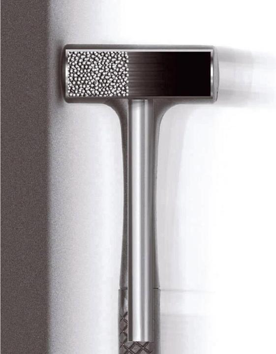 Actual product image Peddinghaus Non-rebound soft-face mallet - plastic-coated and metal body with steel ball centre (620 g)