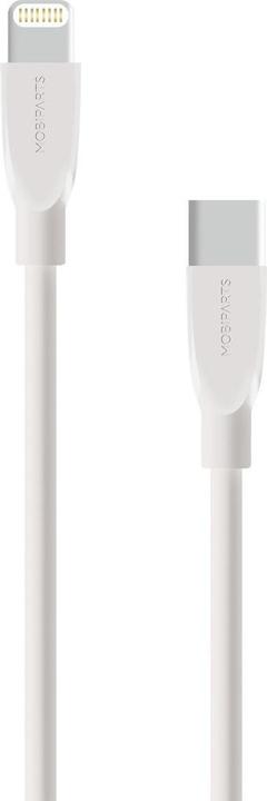 Produktbild Mobiparts Wall Charger Dual USB-C/USB-A with Lightning Cable White (30 W, 2 Ports)