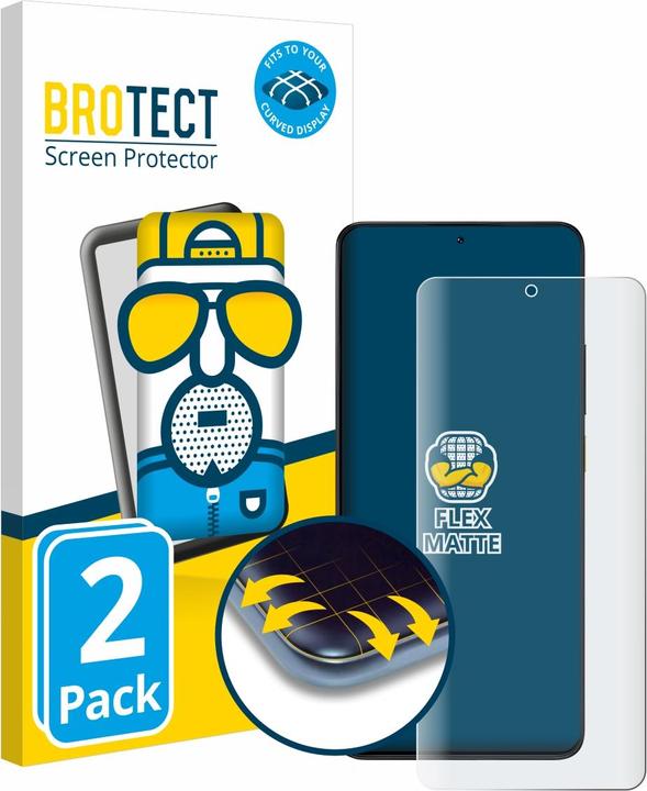 Produktbild BROTECT Full-Cover Displayschutz Matt (2 Stück, Xiaomi Poco X6 Pro)