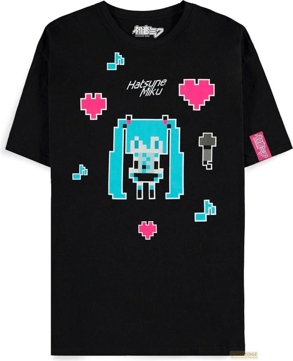 Difuzed Hatsune Miku - Unisex Pixel Short Sleeved T-shirt - 2XL (XXL)