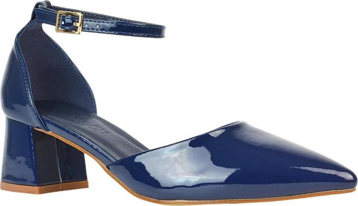 Immagine prodotto XY London Evie Decolleté Tacco Basso a Blocco Donna (39.5)