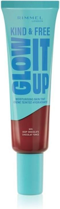 Actual product image Rimmel London Kind & Free Glow It Up Moisturising Skin Tint (Deep Chocolate)