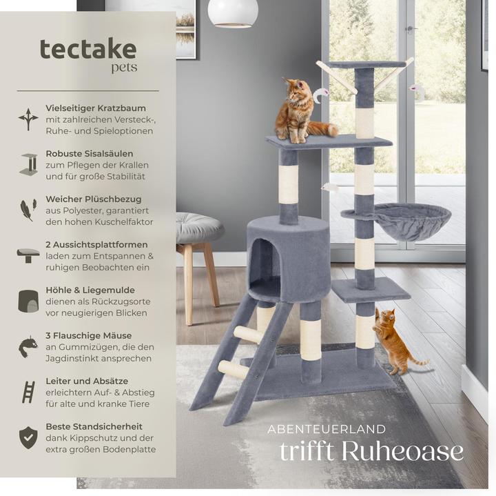 Produktbild tectake Dominik (144 cm, Grau)