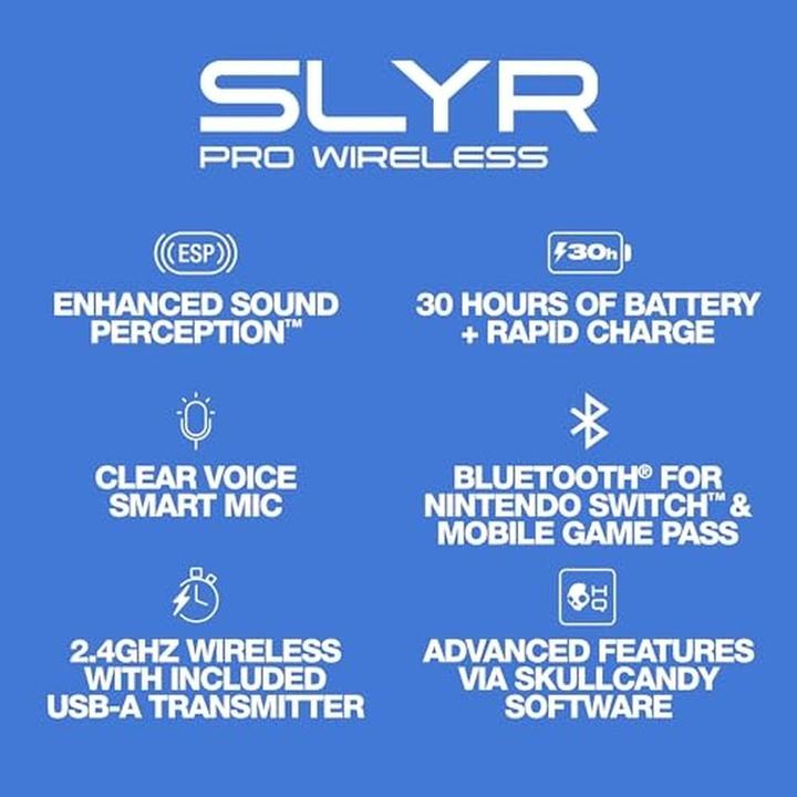 Image du produit Skullcandy SLYR Pro Playstation Gaming Wired Over Ear (Filaire)