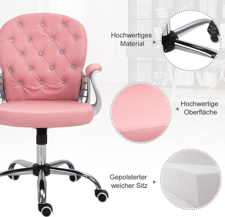 Immagine prodotto Vinsetto Sedia girevole dal design elegante