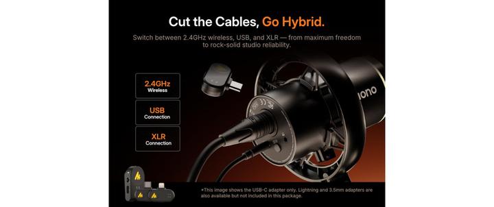 Actual product image Maono Mikrofon PD200WS Schwarz