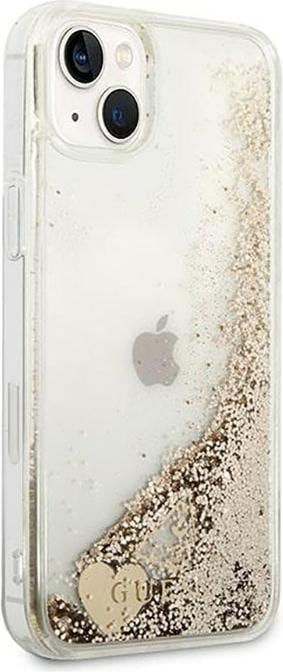 Produktbild Guess GUOHCP14SGLHFLGO iPhone 14 6,1" złoty/gold hardcase Glitter Charms (Apple iPhone 14)
