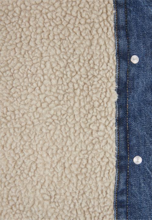 Actual product image Urban Classics Ladies Oversized Sherpa Denim Jacket (M)