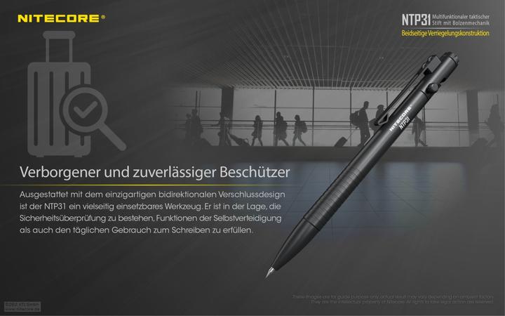 Actual product image Nitecore Alu Pen NTP31