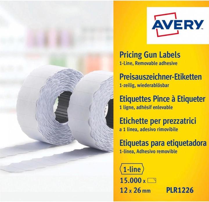 Avery Etichette prezzo (26 x 12 mm, non permanenti)