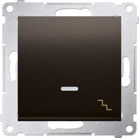 Actual product image Kontakt Simon stair switch illuminated brown - DW6L.01